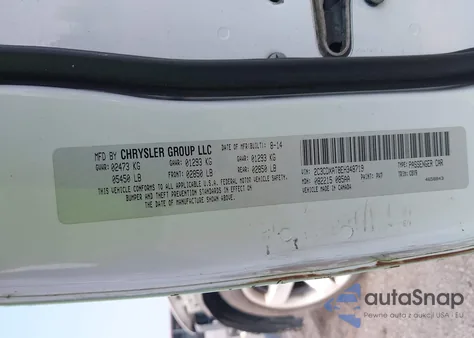 2014 Dodge Charger Police from USA, damaged, VIN 2C3CDXAT8EH348719